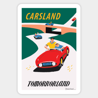 CARSLAND -- Disnerland Parody Sticker